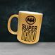 Кружка Для Папы Кружка глиттер с надписью "Super тато" GLT0039 фото 1