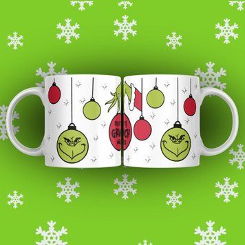 Чашка На Новий Рік Чашка з новорічним принтом "Грінч(Grinch)" NN0561 фото