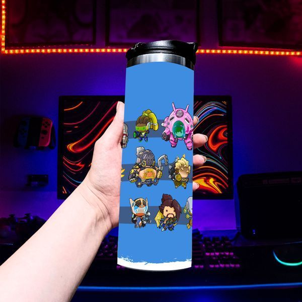 Кружка Геймерские Термокружка для холодных и гарячих напитков с принтом "Overwatch" TL0771 фото
