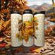Термочашка для гарячих та холодних напоїв для бджоляра з принтом бджіл, меду та сот фото