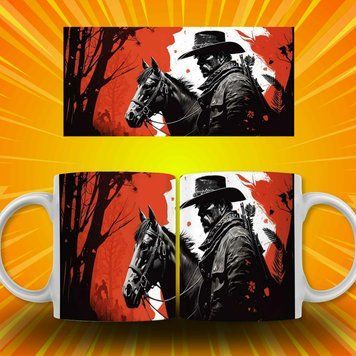 Чашка Red Dead Redemption 2 Чашка з Артур Морган з гри Red Dead Redemption 2 AN05475 фото