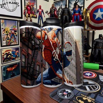 Чашка Marvel's Spider-Man Термочашка для гарячих та холодних напоїв з Людиною-павуком з гри Marvel's Spider-Man TL0688 фото