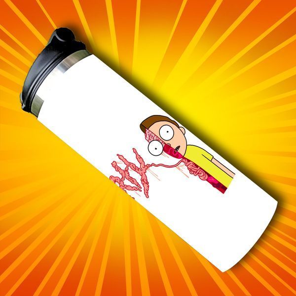 Чашка Фільми та Серіали Термочашка для холодних та гарячих напоїв з принтом "Рік та Морті" TL0917 фото