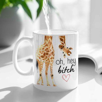Кружка Для Подруги Кружка с надписью "oh, Hey b*tch" 01229 фото