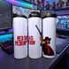 Термокружка для горячих и холодных напитков с главным героем из игры Red Dead Redemption и надписью "RED DEAD REDEMPTION" фото