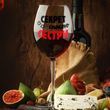 Кружка Для сестры Бокал для вина(545 мл.) для сестри с надписью "Секрет спокою сестри" WG0258 фото