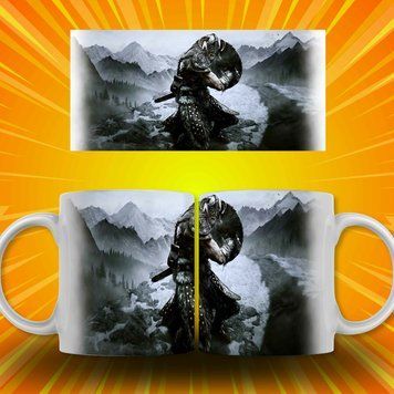 Кружка The Elder Scrolls V: Skyrim Кружка с Довакин из игры The Elder Scrolls V: Skyrim AN05492 фото