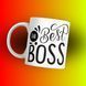 Кружка Для Управляющего Кружка для руководителя с надписью "The best Boss" 1N111 фото 1