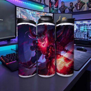 Кружка League of Legends Термокружка для горячих и холодных напитков с Йоне из игры League of Legends TL0895 фото