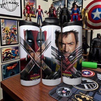 Чашка Marvel Термочашка для гарячих та холодних напоїв з Дедпулом та Росомахою з фільму Marvel Дедпул і Росомаха TL0723 фото