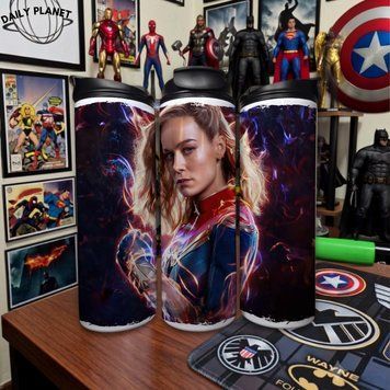 Чашка Marvel Термочашка для гарячих та холодних напоїв з Керол Денверс (Капітан Марвел) з фільму Marvel TL0725 фото