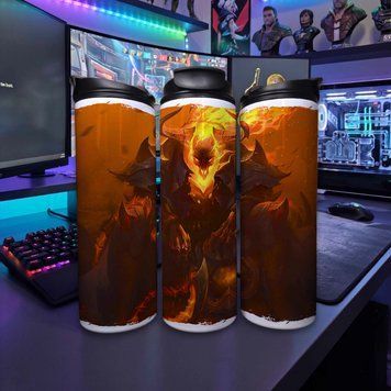 Кружка League of Legends Термокружка для горячих и холодных напитков с Аатроксом из игры League of Legends TL0897 фото