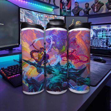 Кружка League of Legends Термокружка для горячих и холодных напитков с Нилой, Владимиром, Бел'Вет и Виего из игры League of Legends TL0898 фото