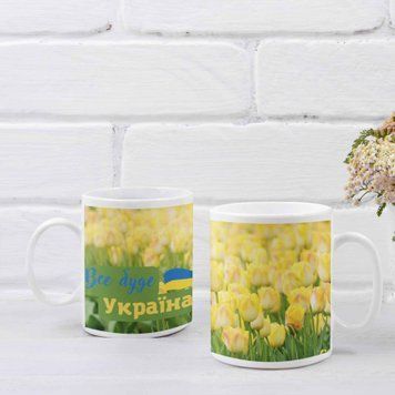Кружка Патриотические Кружка с надписью "Все Буде Україна" 01433 фото