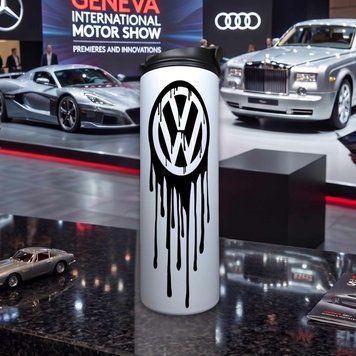 Чашка Водіям Термочашка для гарячих та холодних напоїв з емблемою Volkswagen TL0352 фото
