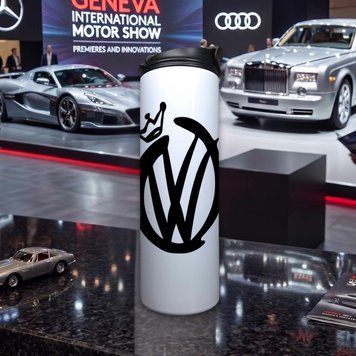 Чашка Водіям Термочашка для гарячих та холодних напоїв з емблемою Volkswagen TL0354 фото