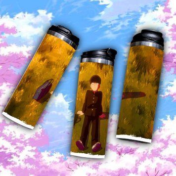 Чашка Аніме Термочашка для холодних та гарячих напоїв з аніме "Моб-Вар'ят 100" TL0128 фото
