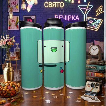 Чашка Час пригод Термочашка для гарячих та холодних напоїв з Бімо з мультфільму Час пригод TL0541 фото